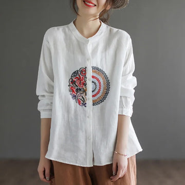 Eastern Mystique Embroidery Shirt